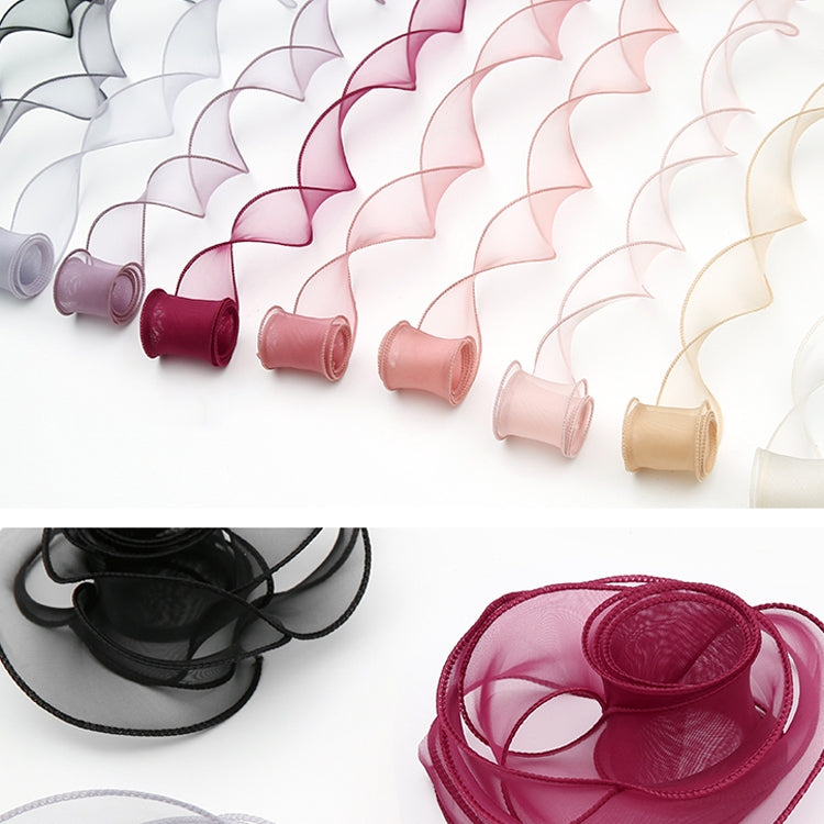 2 PCS Fishtail Yarn Ribbon Flower Packaging Material Snow Yarn Ribbon