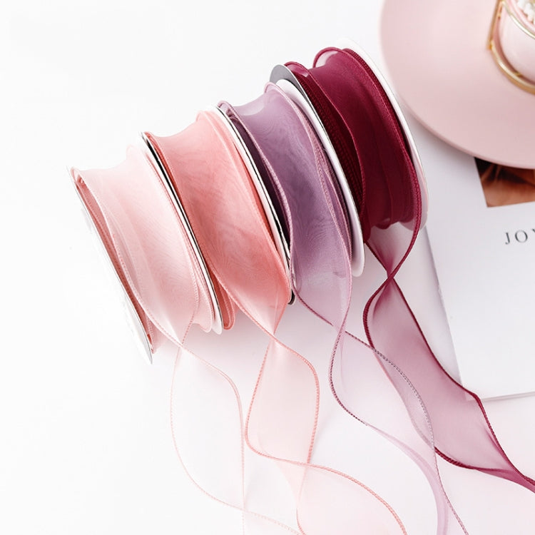 2 PCS Fishtail Yarn Ribbon Flower Packaging Material Snow Yarn Ribbon