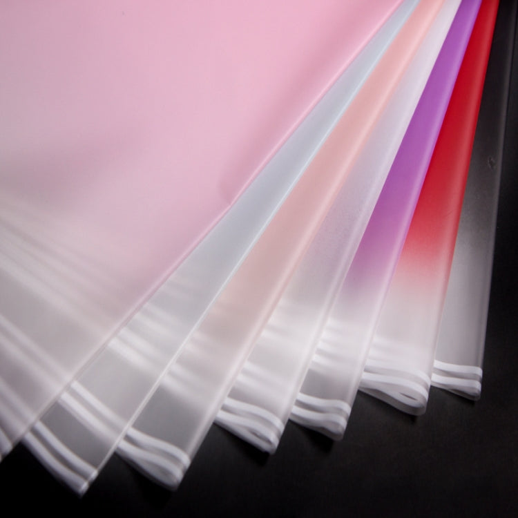 20 Sheets / Pack Gradient Matte Paper Waterproof Translucent Flower Wrapping Paper OPP Material Gift Wrapping Paper