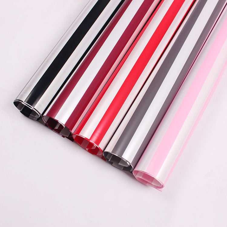 Two-Color Stripes Flower Wrapping Paper Waterproof Gift Wrapping Paper