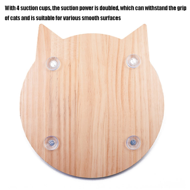 Handmade Sisal Solid Wood Durable Cat Grinding Claw Board Toy