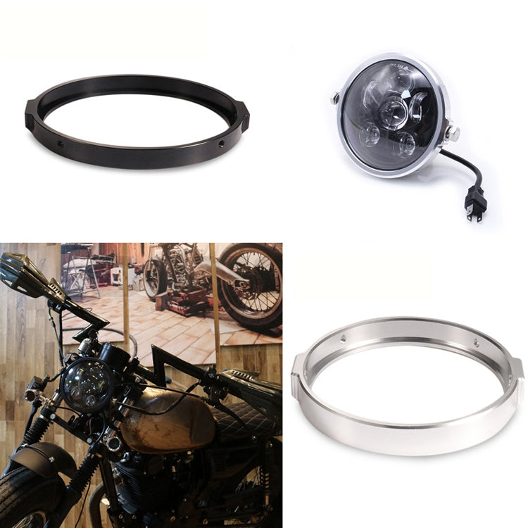 5.75 Inch Round Retro Headlight Ring Motorcycle Headlight Modification Parts