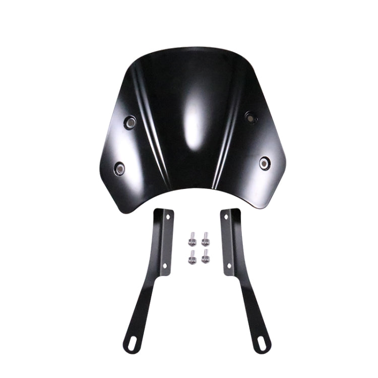 5-7 Inch Retro Motorcycle Windshield Universal Modified Windshield