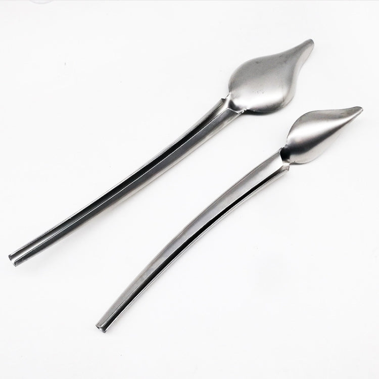 2 in 1 DIY Stainless Steel Chocolate Spoon Decorating Filter Spoon Set