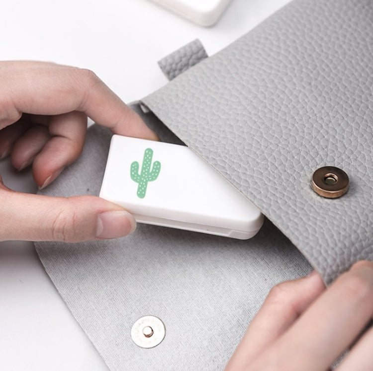 8 PCS Small Portable Moisture-proof Sealed Medicine Box 3 Compartments A Day Medicine Divided