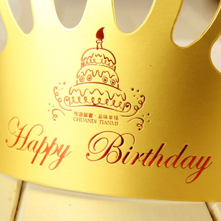 50 PCS Crown Birthday Hat Children Adult Birthday Party Cartoon Decoration Paper Hat