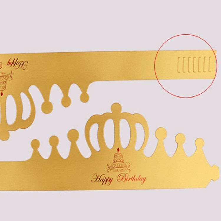 50 PCS Crown Birthday Hat Children Adult Birthday Party Cartoon Decoration Paper Hat