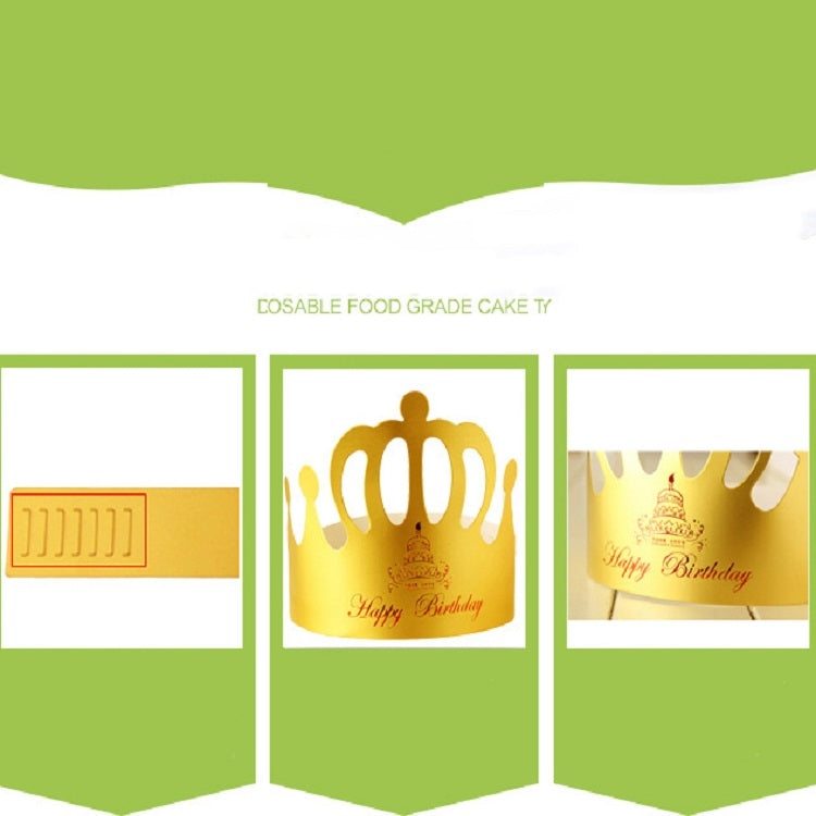 50 PCS Crown Birthday Hat Children Adult Birthday Party Cartoon Decoration Paper Hat