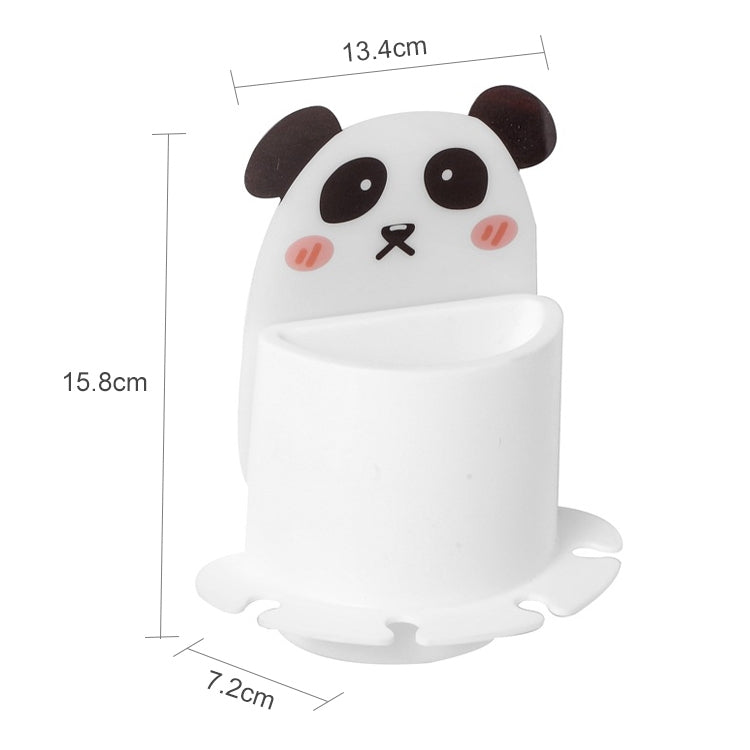 Bathroom Paste Wall-Mounted Shelf Cartoon Animal Toothbrush Holder