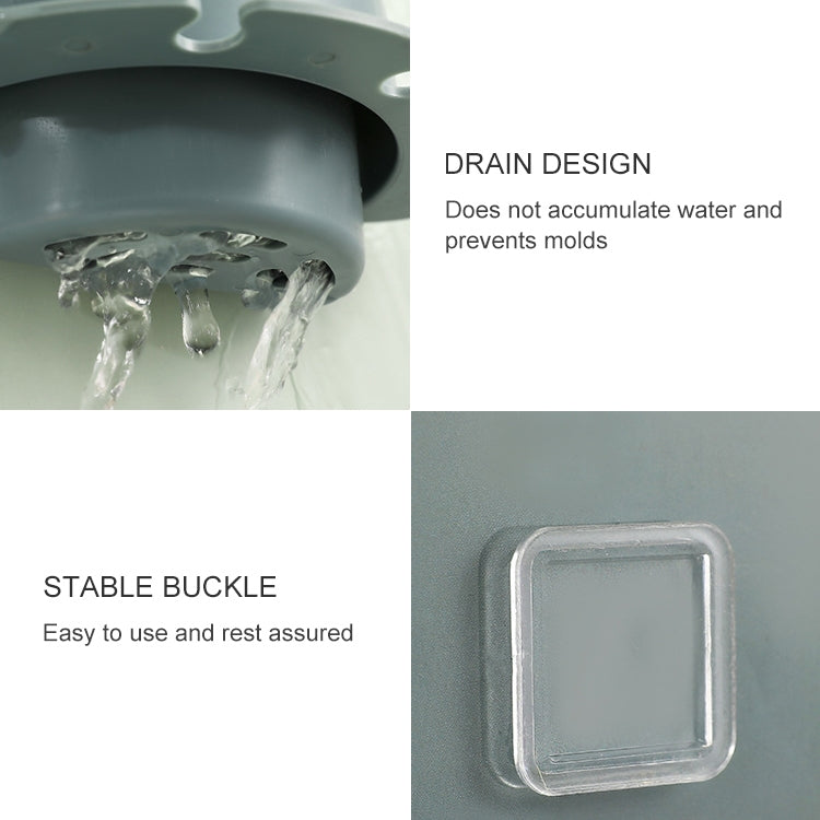 Bathroom Paste Wall-Mounted Shelf Cartoon Animal Toothbrush Holder