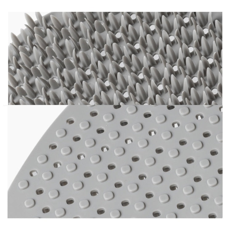 2 PCS Multifunctional Silicone Cleaning Brush Non-Oily Kitchen Cleaning Scouring Pad