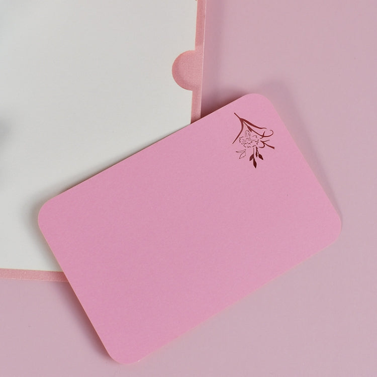 3D Blessing Card Handmade Paper Carnation Three-Dimensional Greeting Card