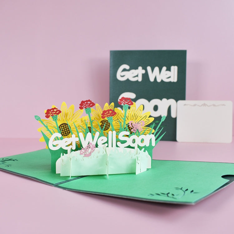 3D Three-Dimensional Greeting Card Condolences Comfort Card
