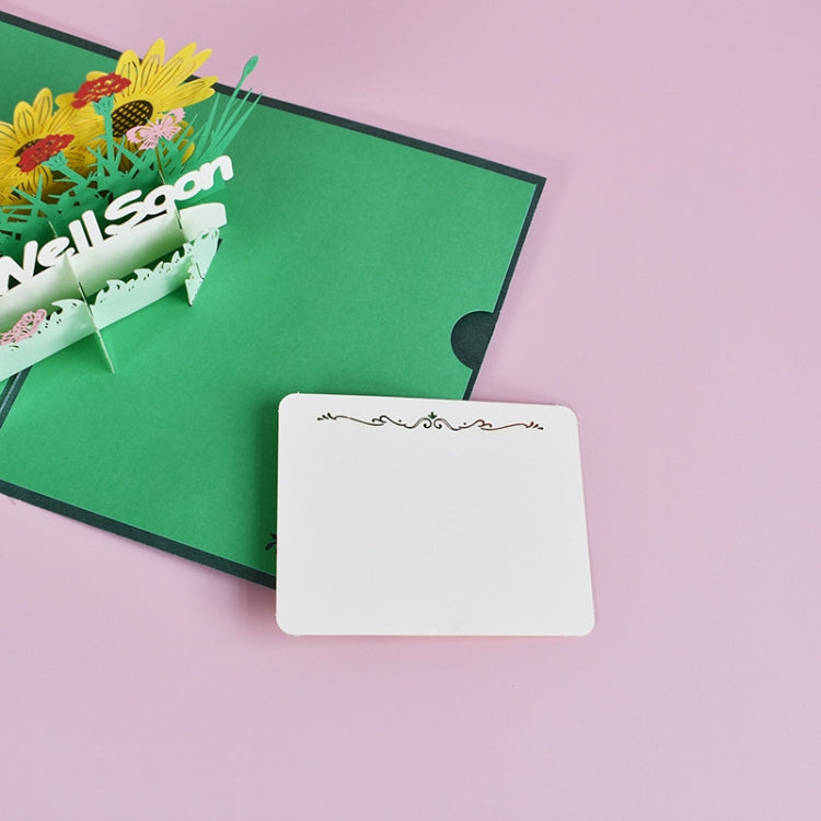 3D Three-Dimensional Greeting Card Condolences Comfort Card