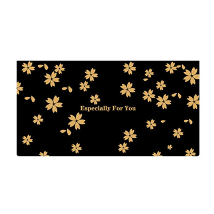 12 PCS Black Bronzing Greeting Card Holiday High-End Golden Blessing Greeting Card With Envelope