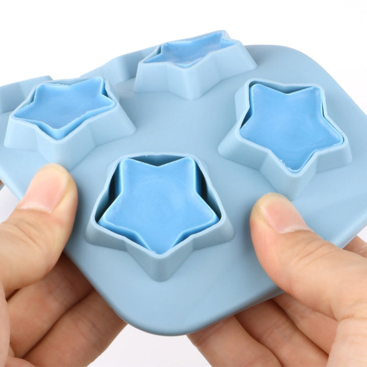 2 PCS Creative Silicone Ice Tray Mold 8 Continuous Mould Home-Made DIY Ice Tray Box, Style: