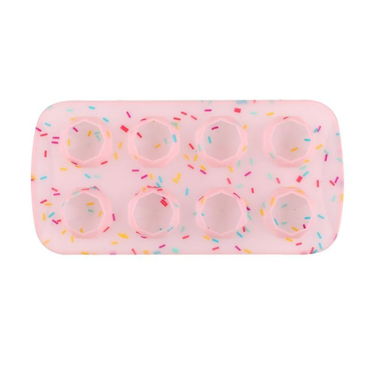 2 PCS Creative Silicone Ice Tray Mold 8 Continuous Mould Home-Made DIY Ice Tray Box, Style: