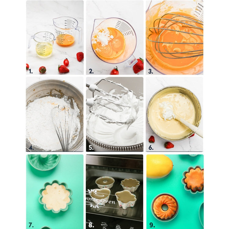 Creative DIY Silicone Cake Cup Muffin Cup Baking Mold,Style: Bear  (Macron Pink)