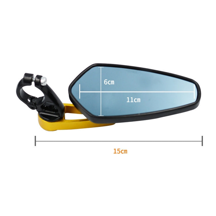 Electric Bike Motorcycle Modified Reversing Retro Rearview Handle Mirror All Aluminum Reflective Rearview Mirror