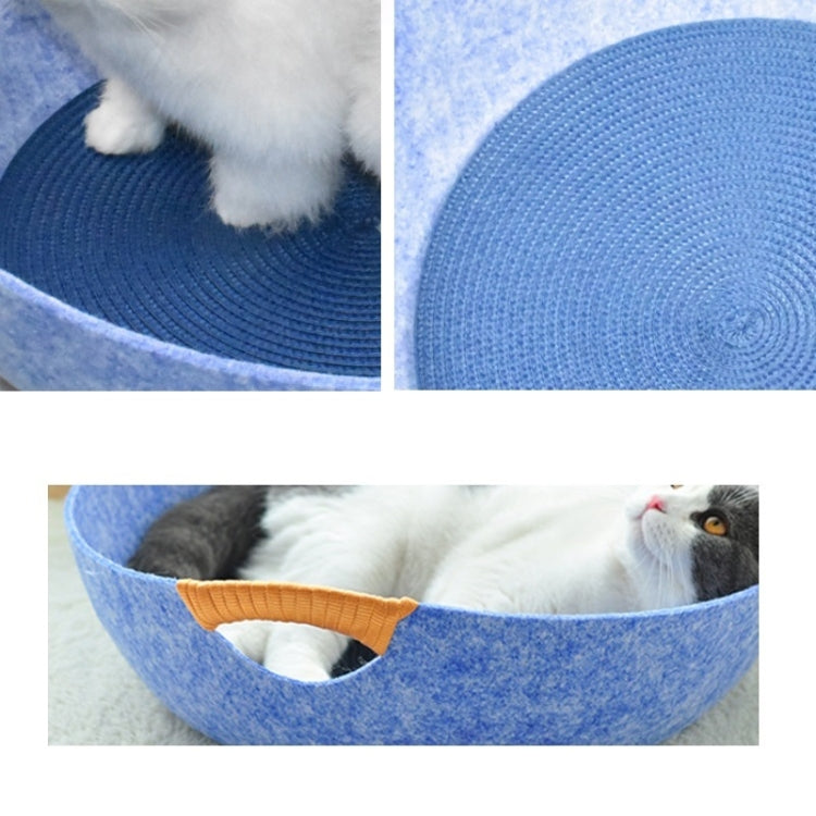 Four Seasons Universal Felt Nest For Pets Cat Bed Pet Supplies