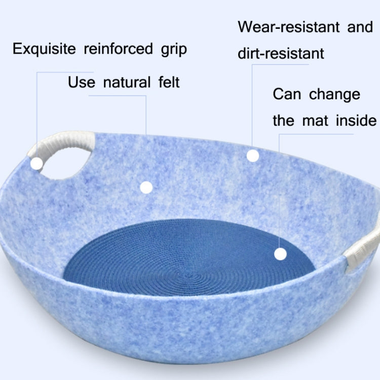 Four Seasons Universal Felt Nest For Pets Cat Bed Pet Supplies