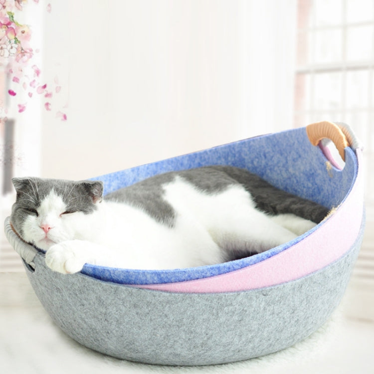 Four Seasons Universal Felt Nest For Pets Cat Bed Pet Supplies
