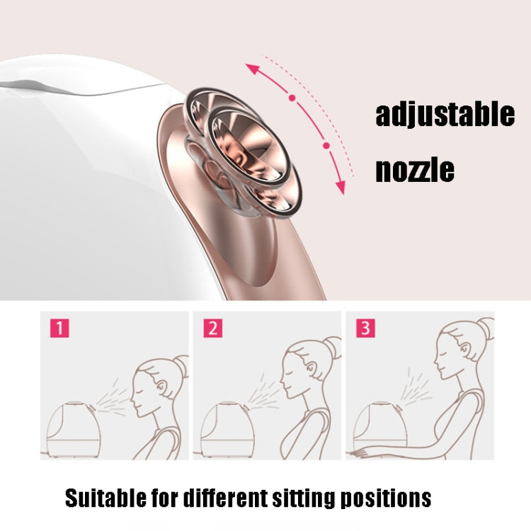 Hot and Cold Spray Fruit and Vegetable Steaming Face Device Nano Spray Water Replenishing Instrument Beauty Instrument, CN Plug