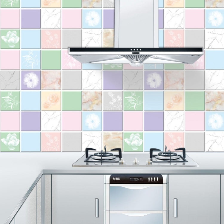 Kitchen Anti-Smoke Tile Wall Stickers Stove Wallpaper