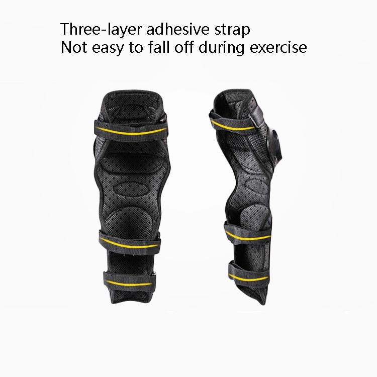 SULAITE GT341 Motorcycle Stainless Steel Knee Pads Elbow Pads Off-Road Cycling Racing Anti-Fall Sports Protective Gear