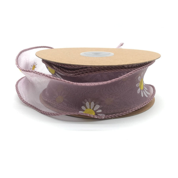 Small Daisy Mermaid Ribbon Flower Bouquet Handwriting Snow Yarn Ribbon