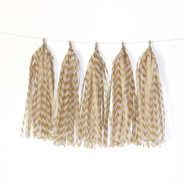 Color Polka Dot Paper Tassels Birthday Room Decoration Ribbon Garland