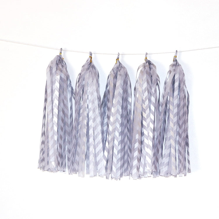 Color Polka Dot Paper Tassels Birthday Room Decoration Ribbon Garland