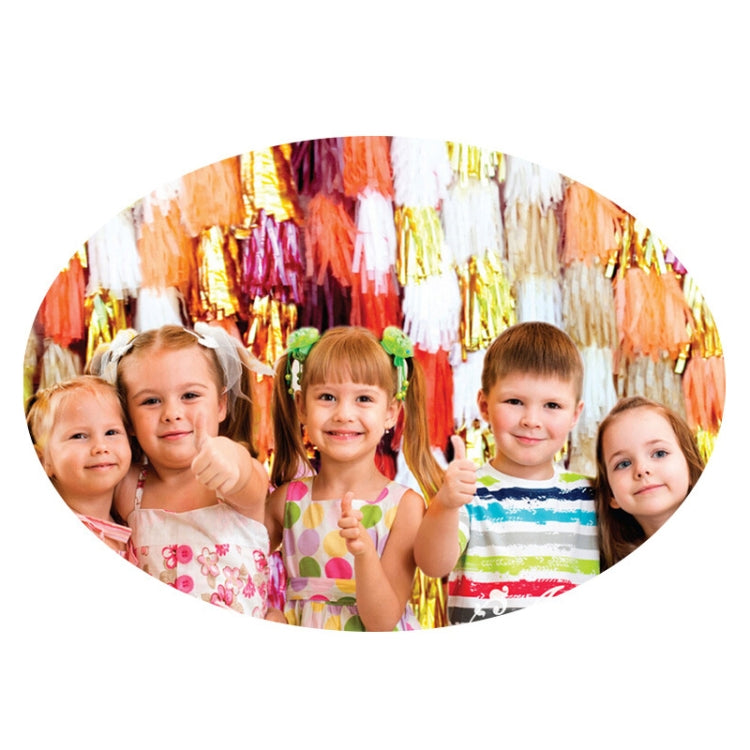 Color Polka Dot Paper Tassels Birthday Room Decoration Ribbon Garland