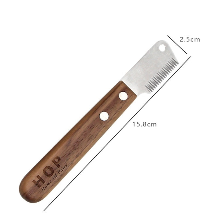 HOP Terrier Dog Plucking Knife Pet Grooming & Shaving Tool
