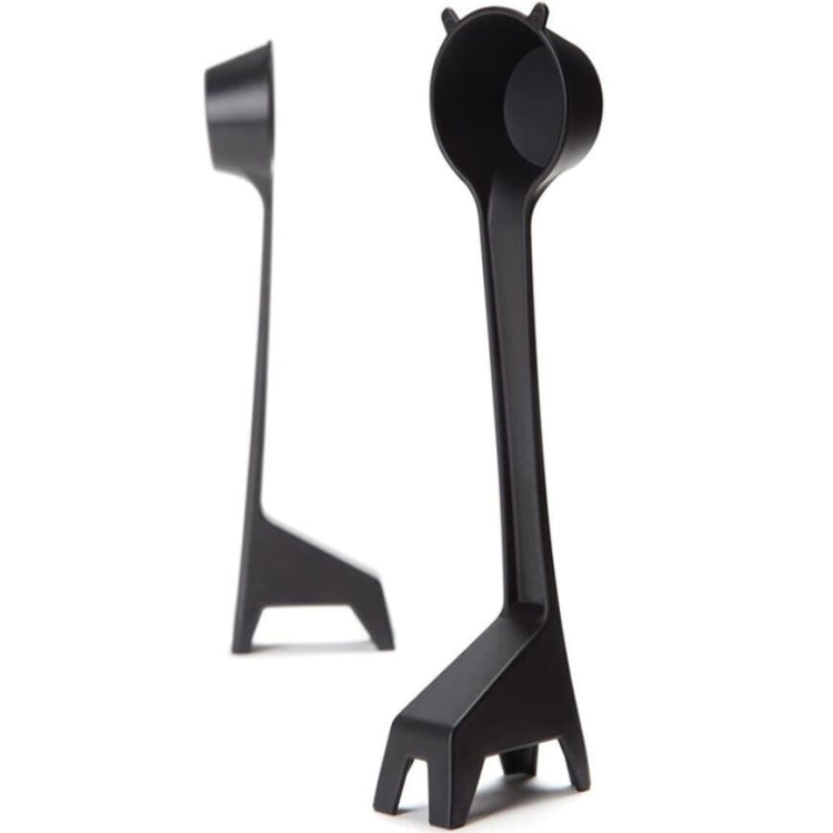 5 PCS Cartoon Giraffe Shape Coffee Spoon Coffee Bean Powder Quantitative Spoon Metering Plastic Spoon