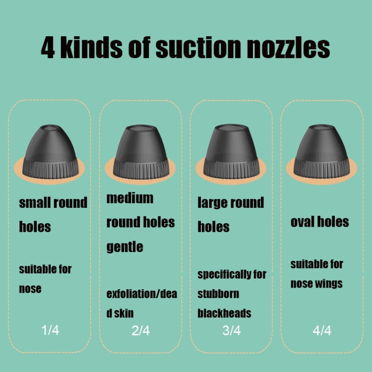 2046 Visualized Hot Compress Blackhead Suction Device Pore Cleaner and Bubble Export Instrument