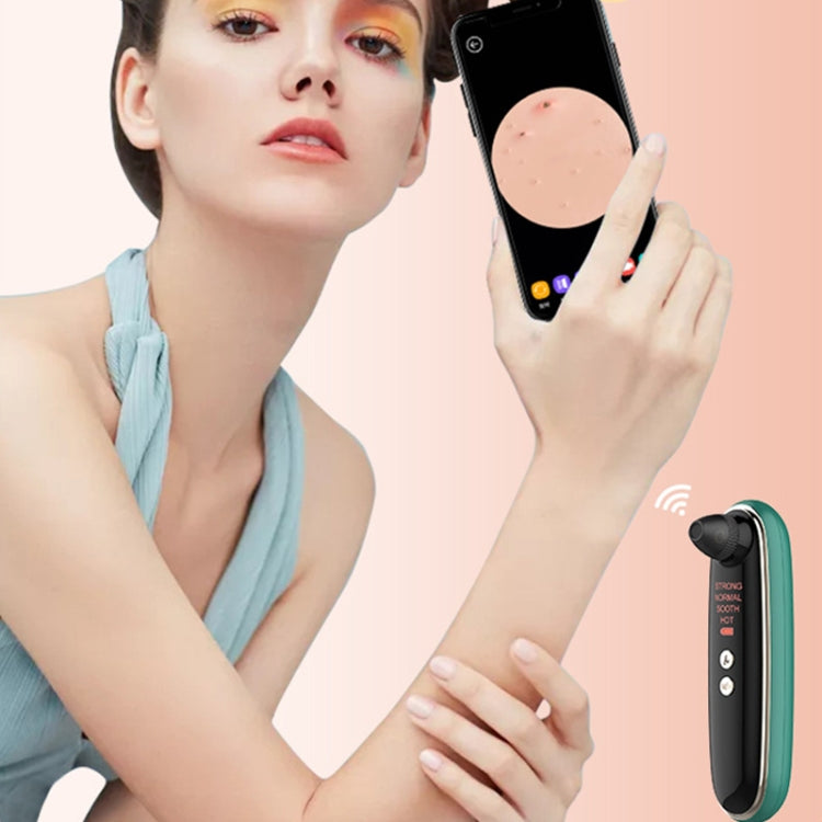 2046 Visualized Hot Compress Blackhead Suction Device Pore Cleaner and Bubble Export Instrument