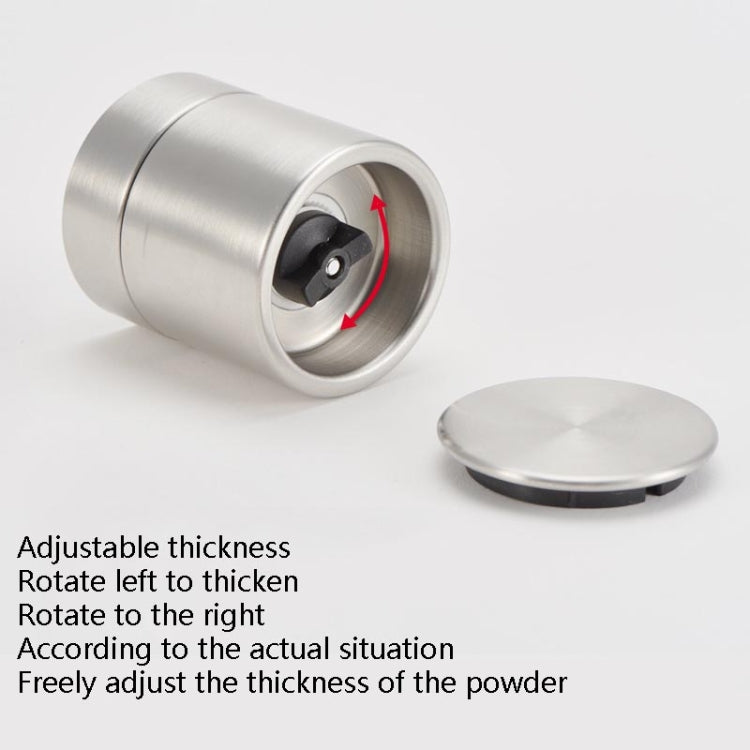 2 in 1 Stainless Steel Manual Pepper Mill Double-Head Pepper Mill