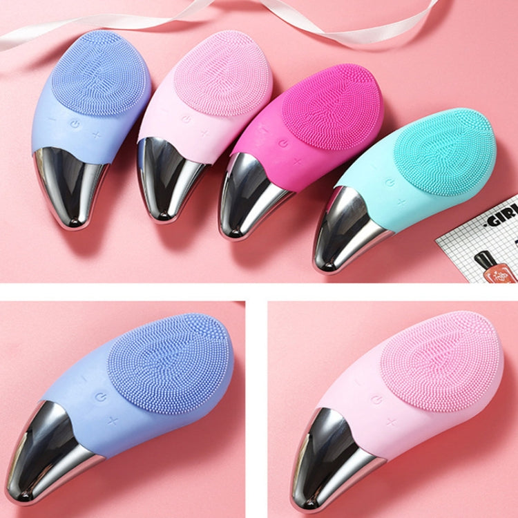 Ultrasonic Vibration Facial Cleansing Apparatus Multifunctional Electric Facial Washing Brush