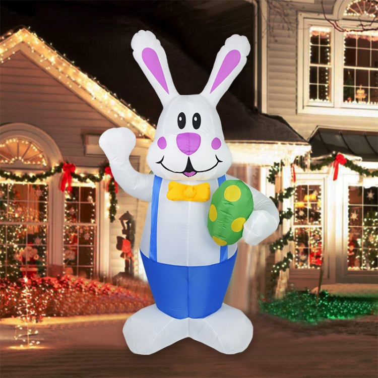 HC-FHJ-12002 Easter Decoration Cartoon Inflatable Model 1.9m Inflatable Rabbit Holiday Venue Layout
