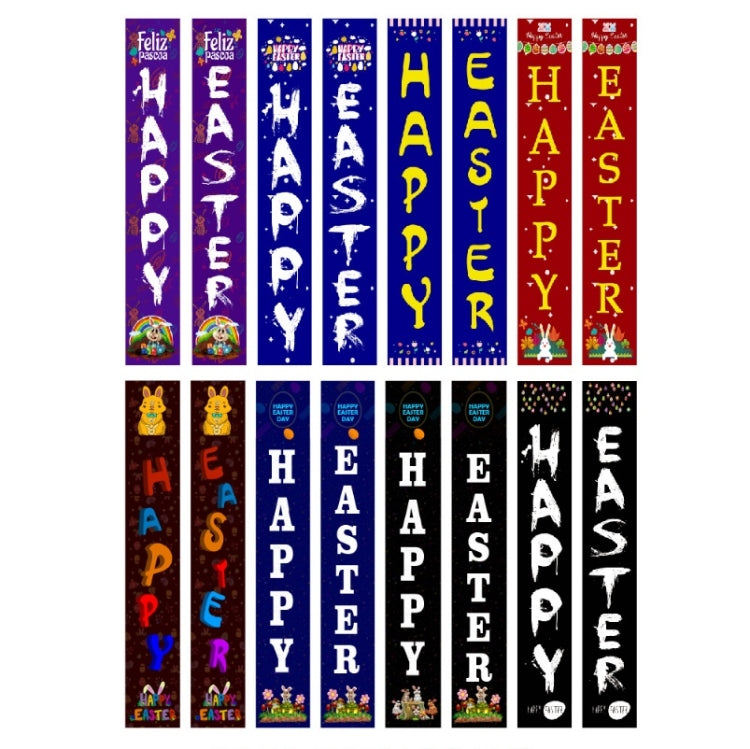 30x180cm Easter Door Curtain Hanging Flag Decoration Holiday Party Banner