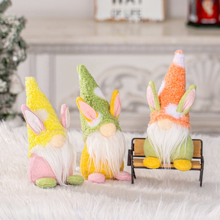 Easter Faceless Doll Decoration Desktop Cartoon Rabbit Doll Decoration Holiday Decoration