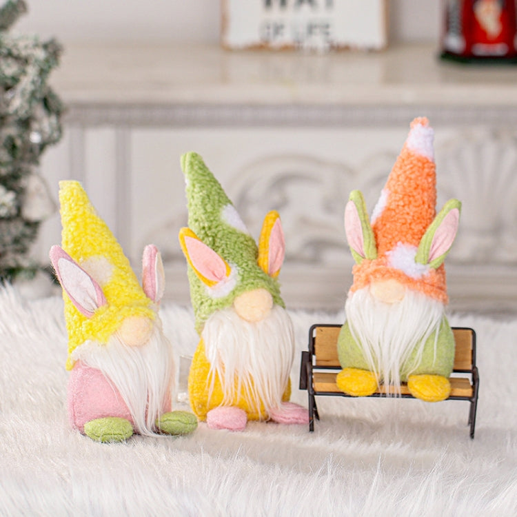 Easter Faceless Doll Decoration Desktop Cartoon Rabbit Doll Decoration Holiday Decoration