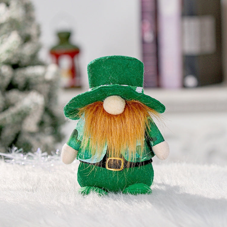 St. Patrick Day Faceless Doll Party Decoration Props Doll Ornament