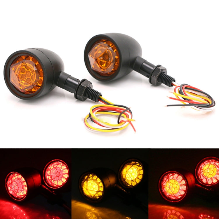 1pair Motorcycle Universal Retro LED Turn Signal Light
