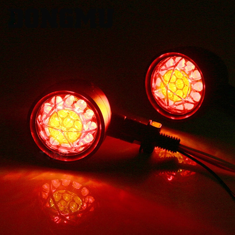 1pair Motorcycle Universal Retro LED Turn Signal Light