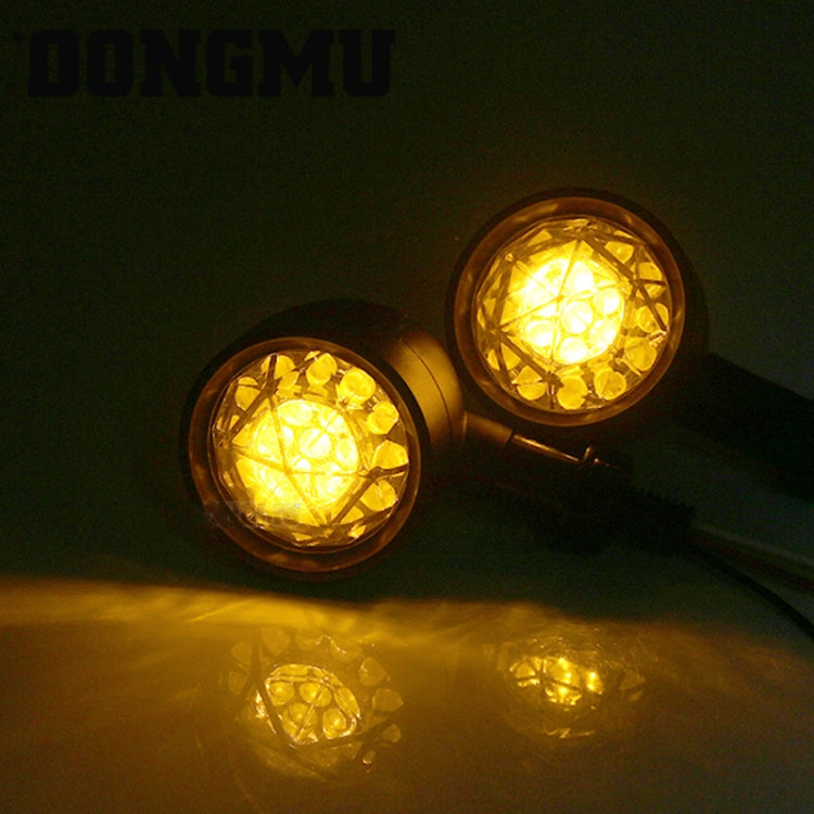 1pair Motorcycle Universal Retro LED Turn Signal Light