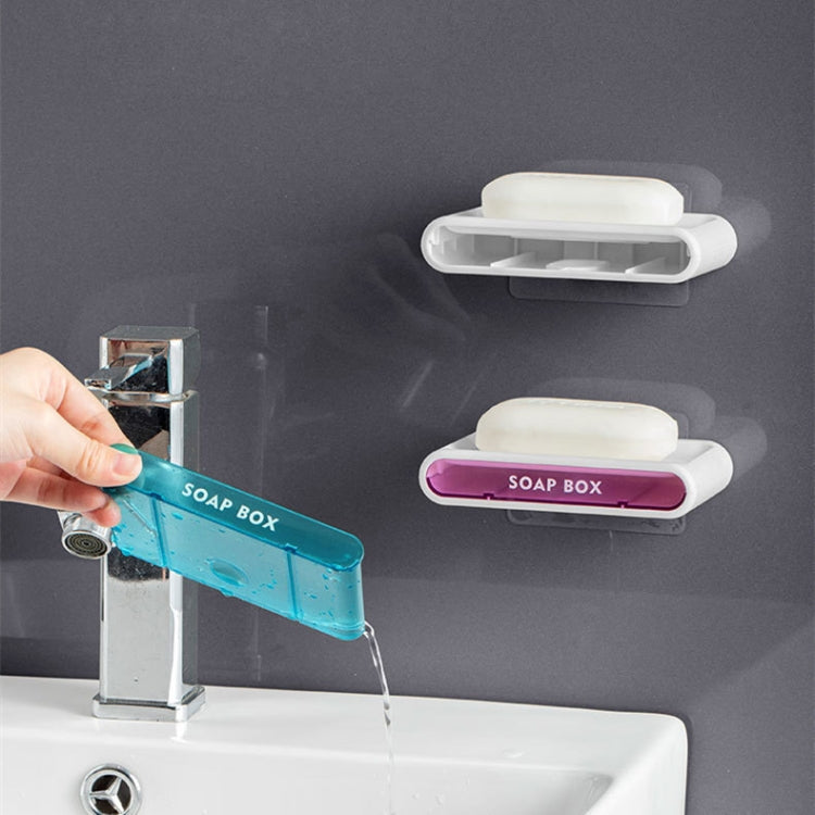 Double-Layer Drain Soap Box Bathroom Without Perforation Wall-Mounted Creative Drain Rack