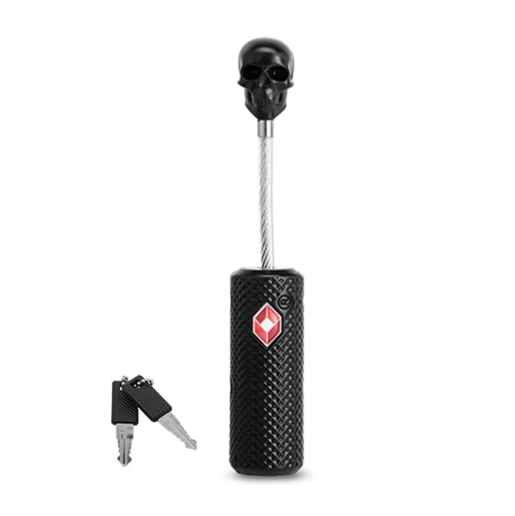 Customs Lock  Wire Rope Padlock Skull Customs Code Lock