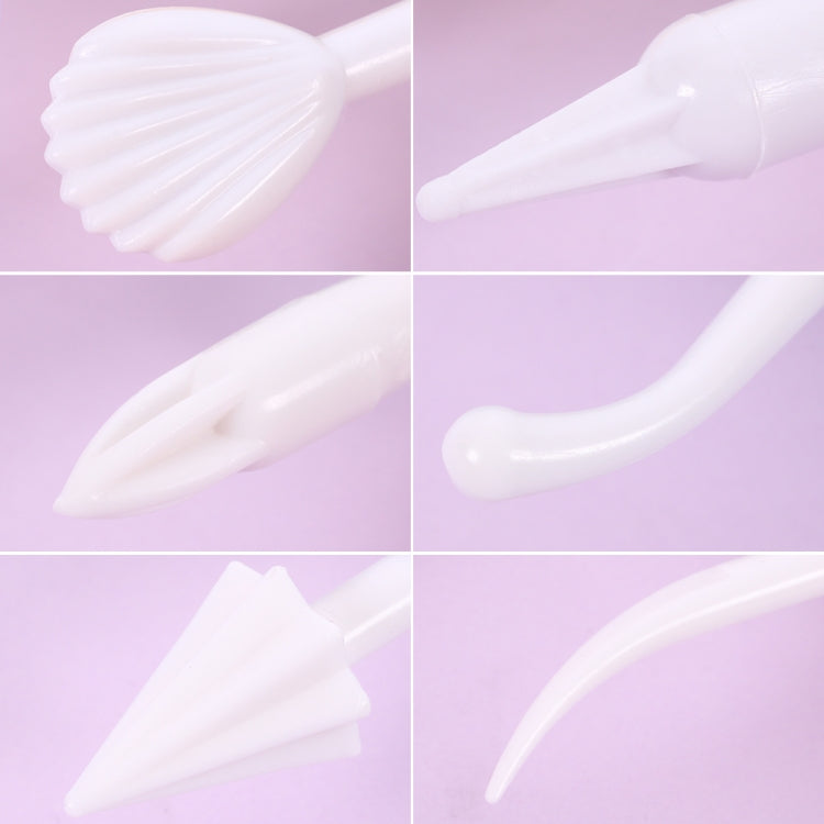2 Sets Carving Pen Cake Fondant Carving Knife Making Cutting Tool 01030 Purple (OPP Bag Packaging)